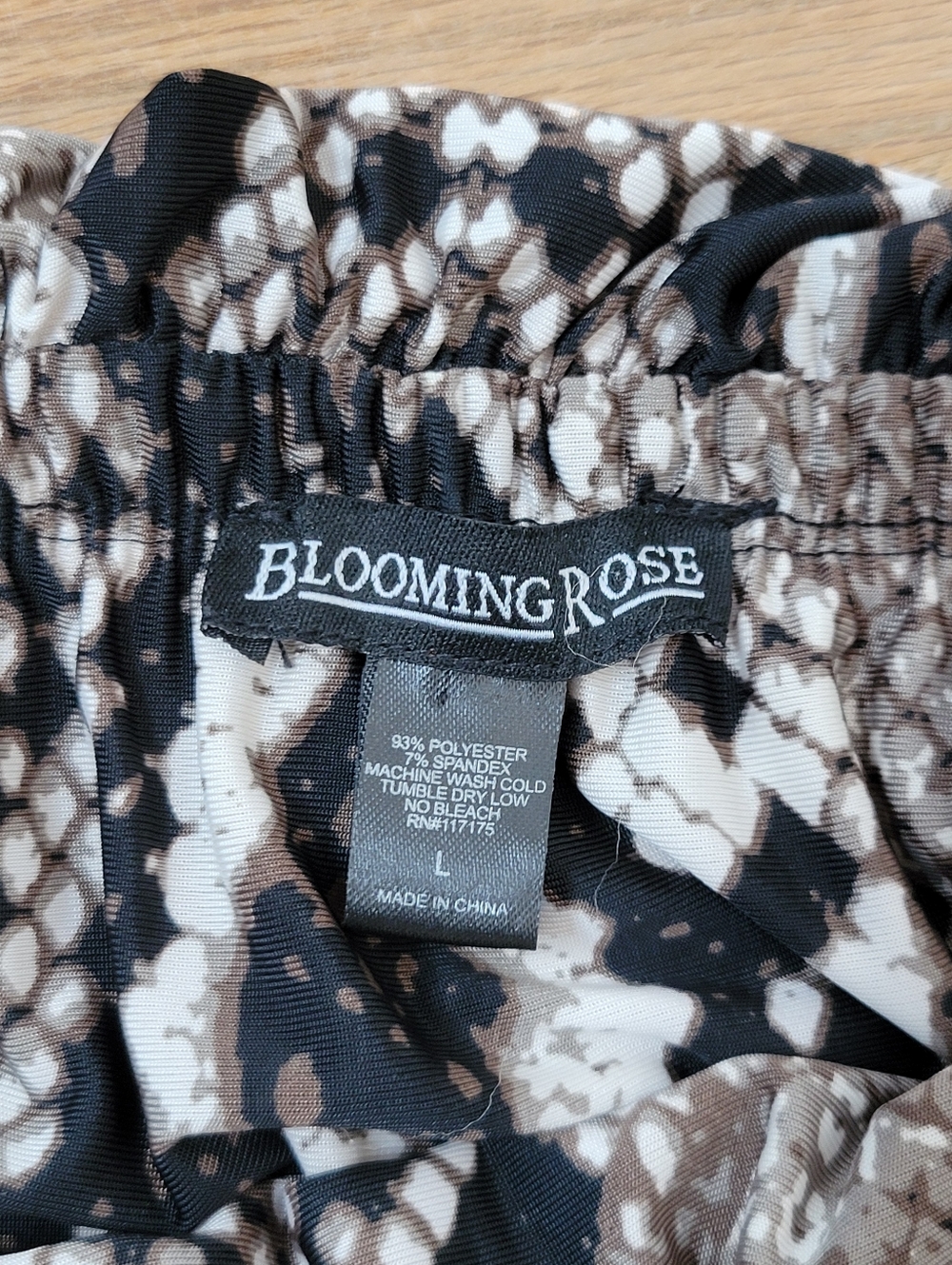 Blooming Rose Strapless Snake Print Maxi Dress in Brown and Black - Picture 8 of 15